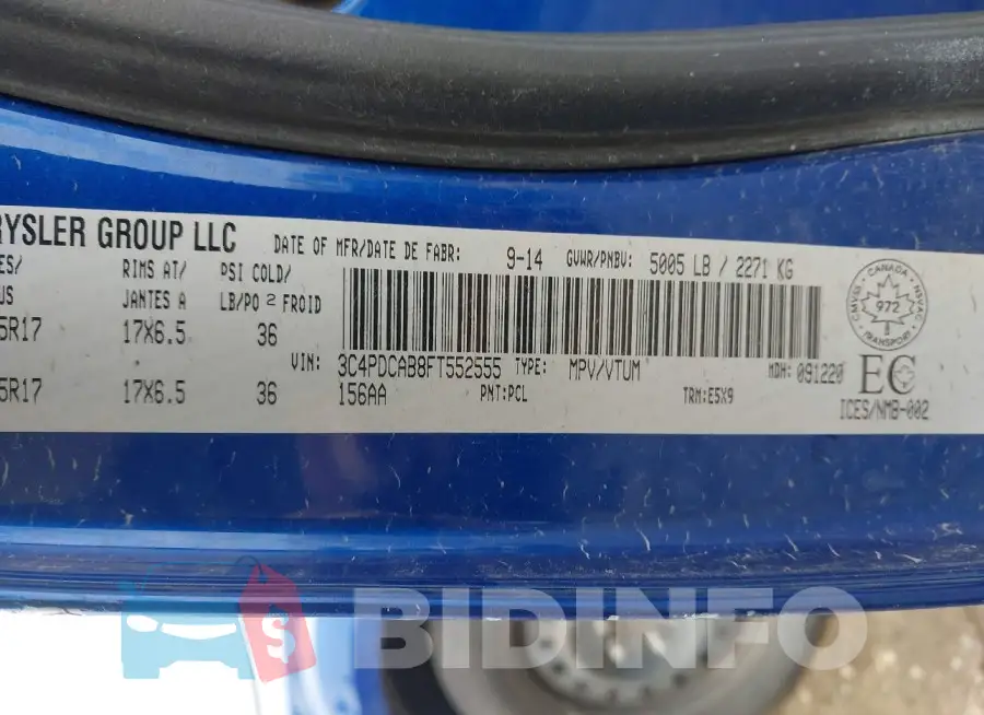 3C4PDCAB8FT552555 Photo# 9