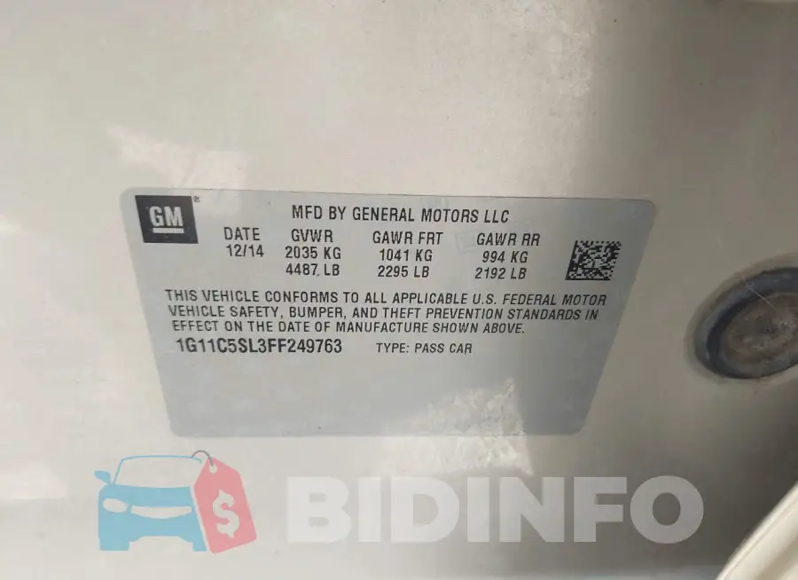 1G11C5SL3FF249763 Photo# 9