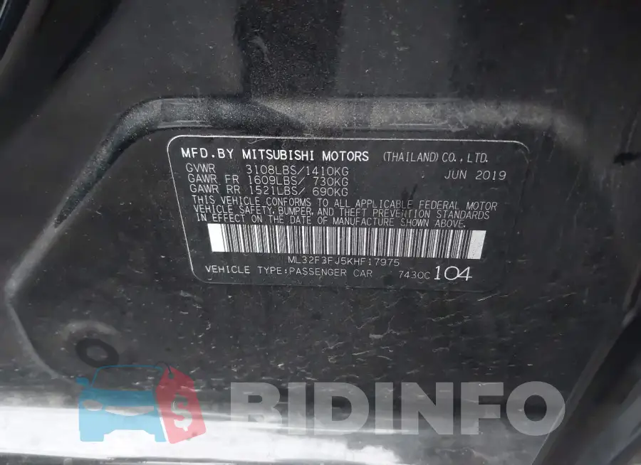 ML32F3FJ5KHF17975 Photo# 12