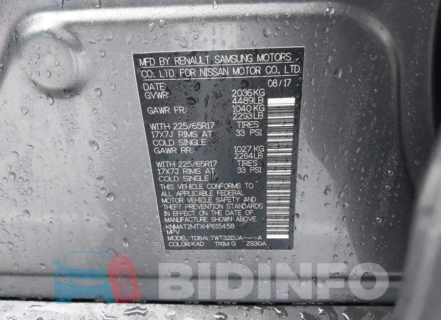 KNMAT2MTXHP615458 Photo# 9