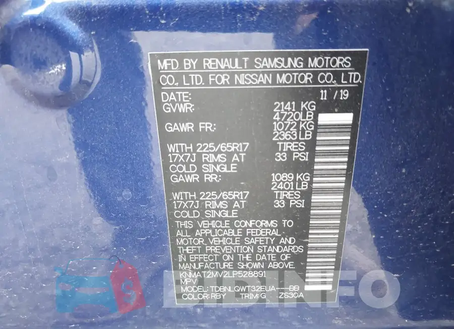 KNMAT2MV2LP528891 Photo# 9