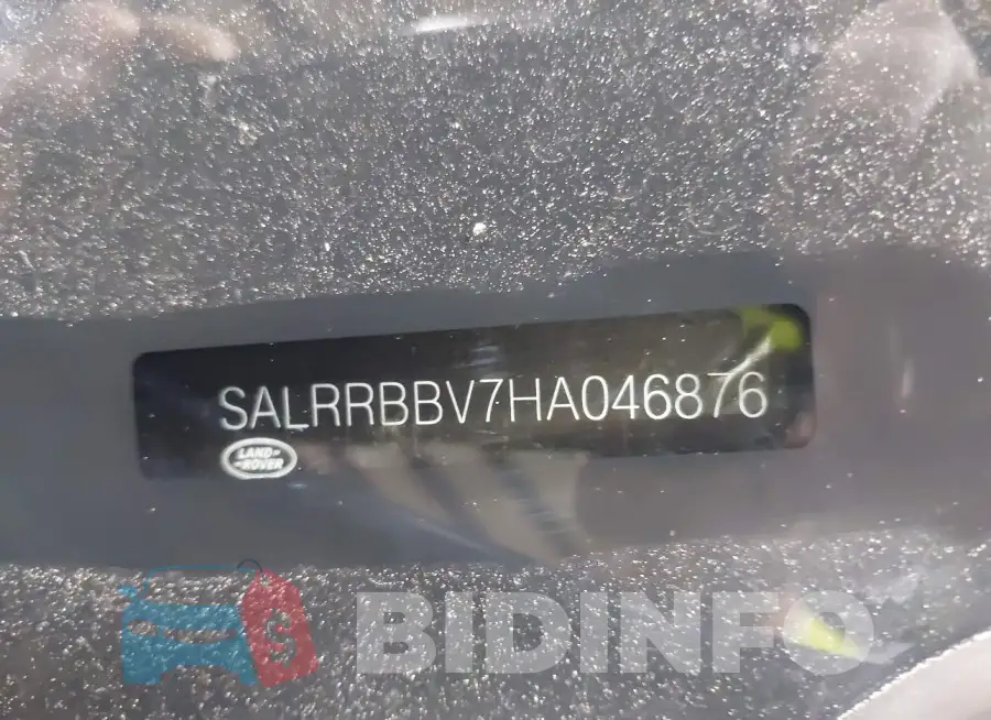 SALRRBBV7HA046876 Photo# 9
