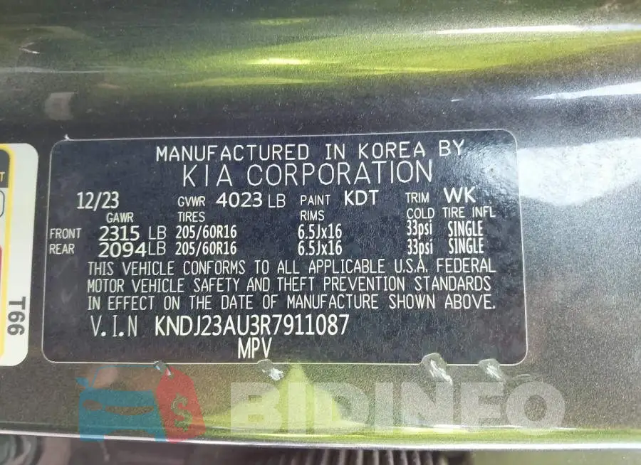 KNDJ23AU3R7911087 Photo# 9
