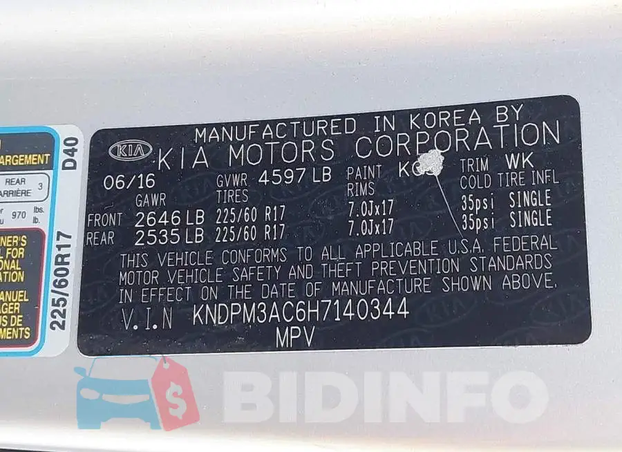 KNDPM3AC6H7140344 Photo# 9