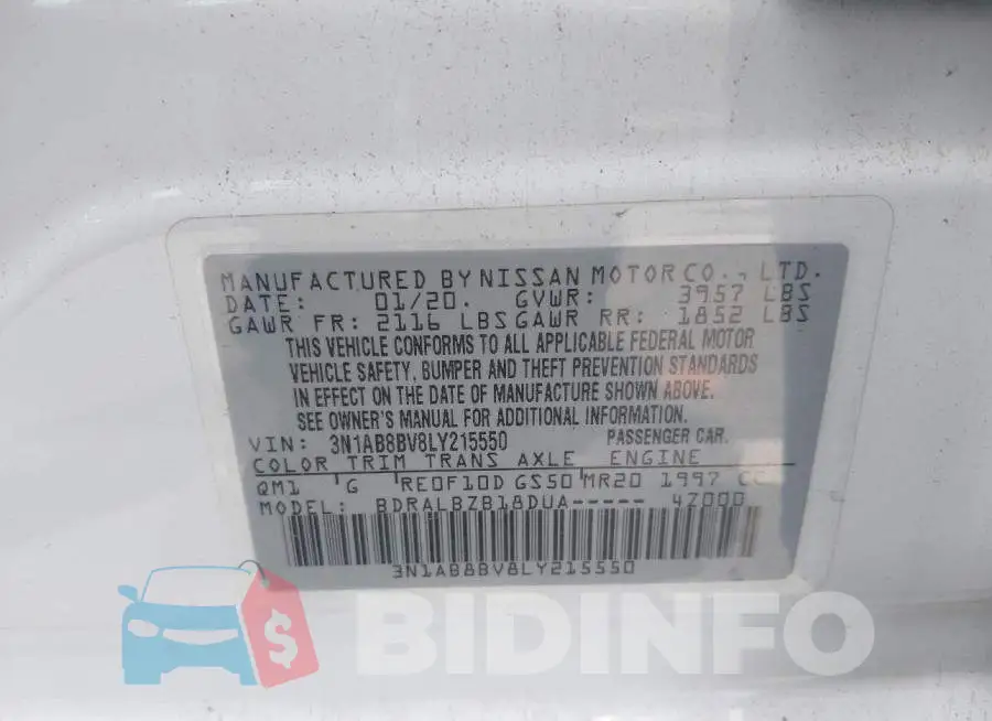 3N1AB8BV8LY215550 Photo# 9