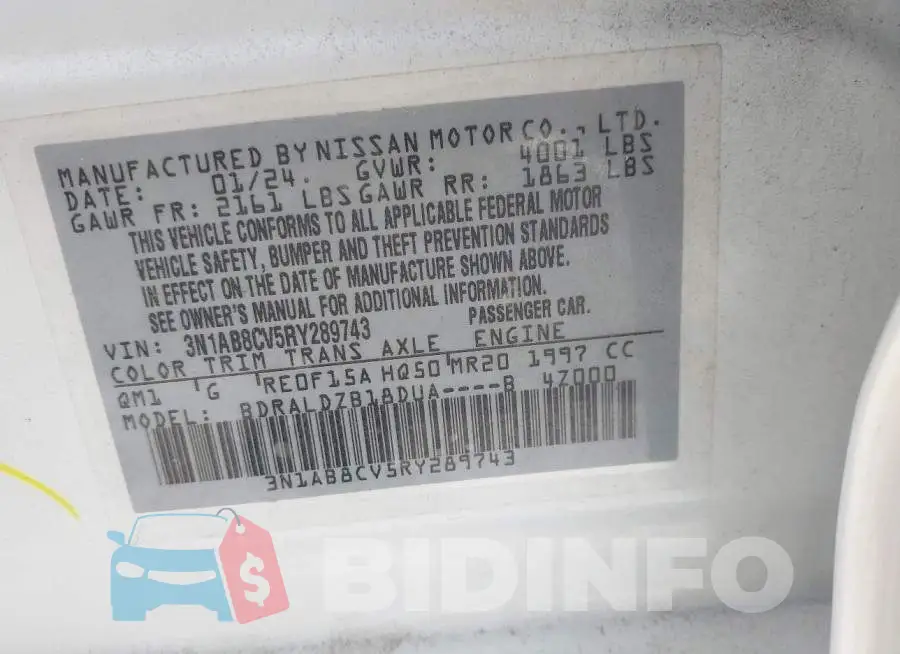 3N1AB8CV5RY289743 Photo# 9