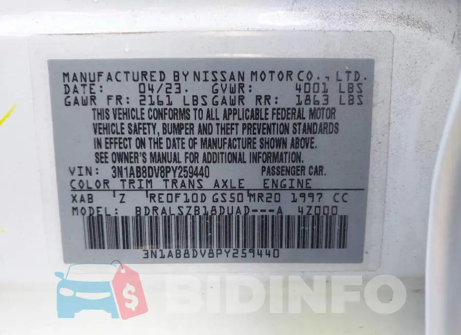 3N1AB8DV8PY259440 Photo# 9