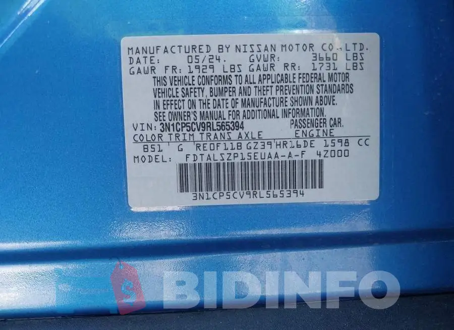 3N1CP5CV9RL565394 Photo# 9