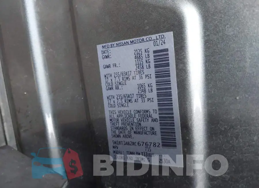5N1BT3AB2RC676782 Photo# 9