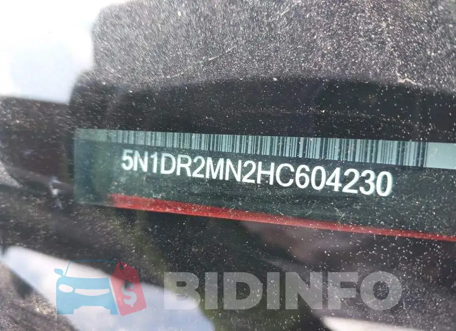 5N1DR2MN2HC604230 Photo# 9