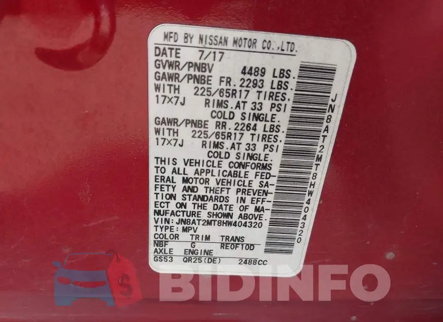 JN8AT2MT8HW404320 Photo# 9