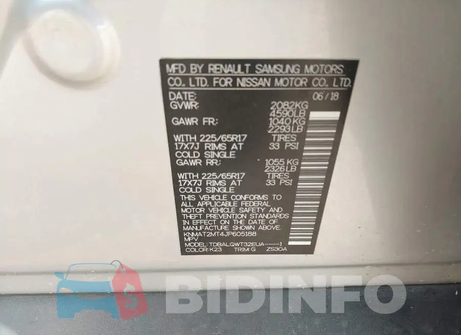 KNMAT2MT4JP605188 Photo# 9