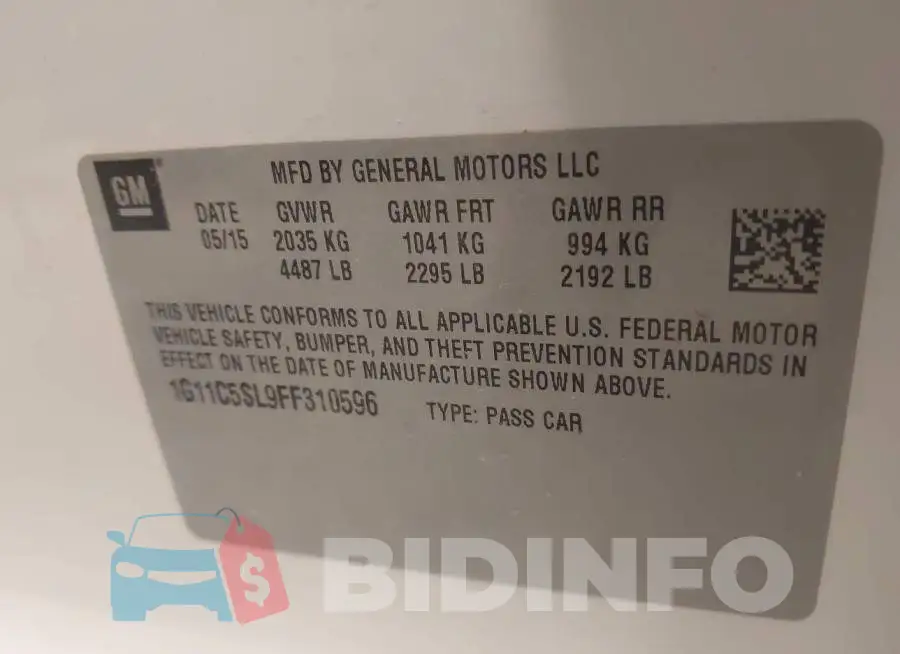 1G11C5SL9FF310596 Photo# 9