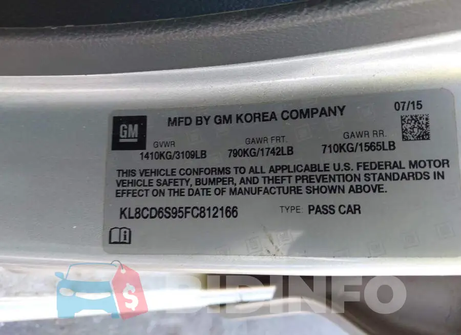 KL8CD6S95FC812166 Photo# 9