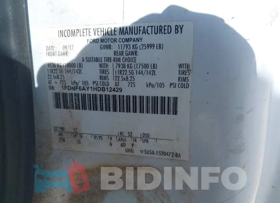 1FDNF6AY1HDB12429 Photo# 8