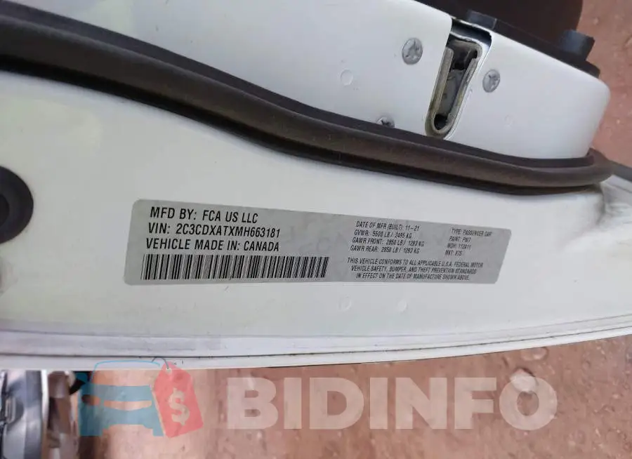 2C3CDXATXMH663181 Photo# 9