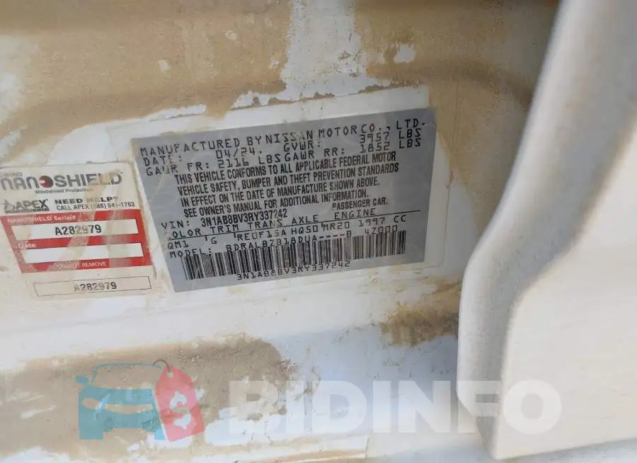 3N1AB8BV3RY337242 Photo# 9