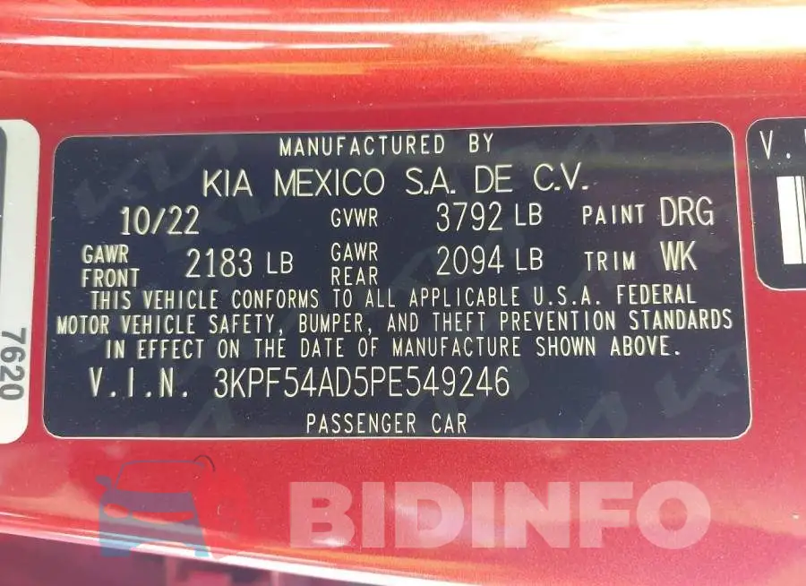 3KPF54AD5PE549246 Photo# 9