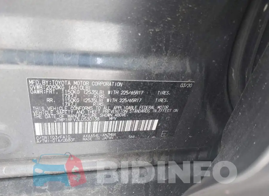 JTMP1RFV3LD530138 Photo# 9