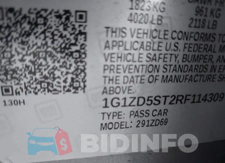 1G1ZD5ST2RF114309 Photo# 9