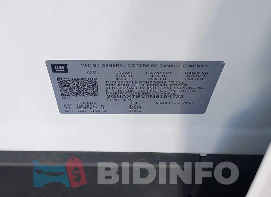 2GNAXTEV2M6154722 Photo# 9