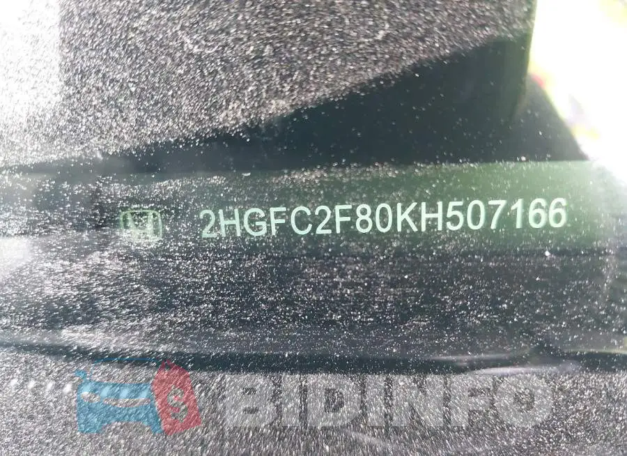 2HGFC2F80KH507166 Photo# 16