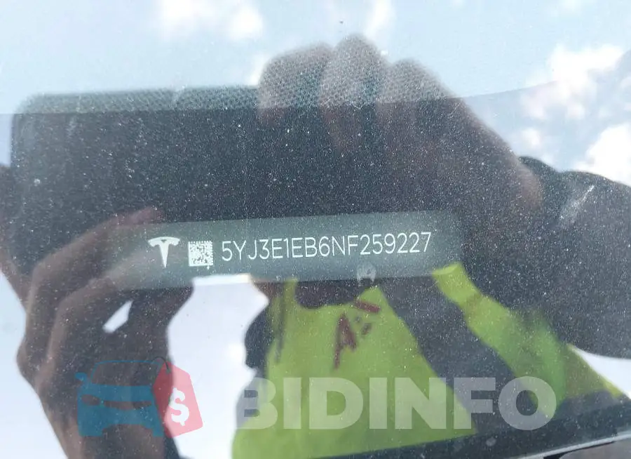 5YJ3E1EB6NF259227 Photo# 9