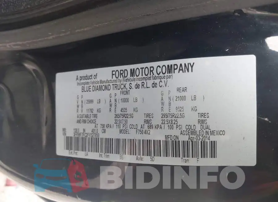 3FRWF7FC2FV527950 Photo# 8