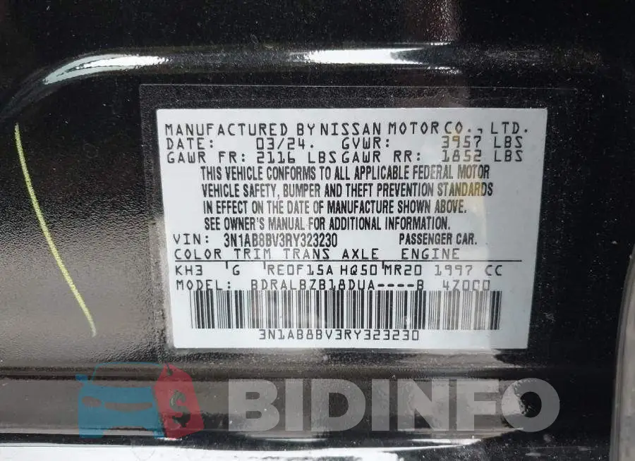 3N1AB8BV3RY323230 Photo# 9