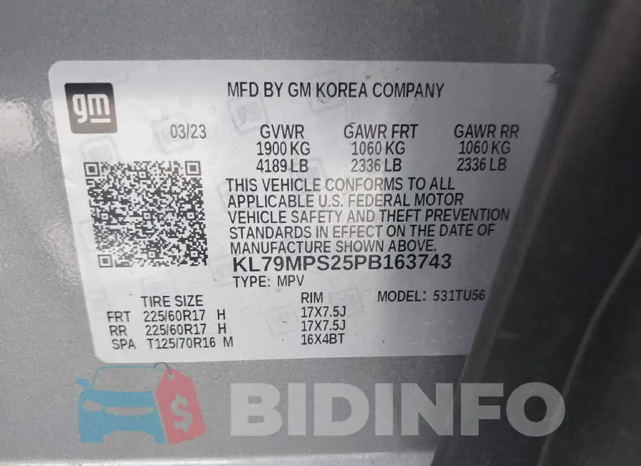 KL79MPS25PB163743 Photo# 9
