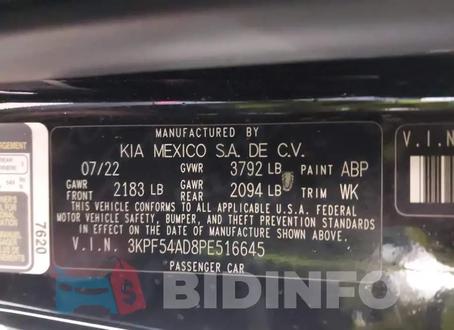 3KPF54AD8PE516645 Photo# 9