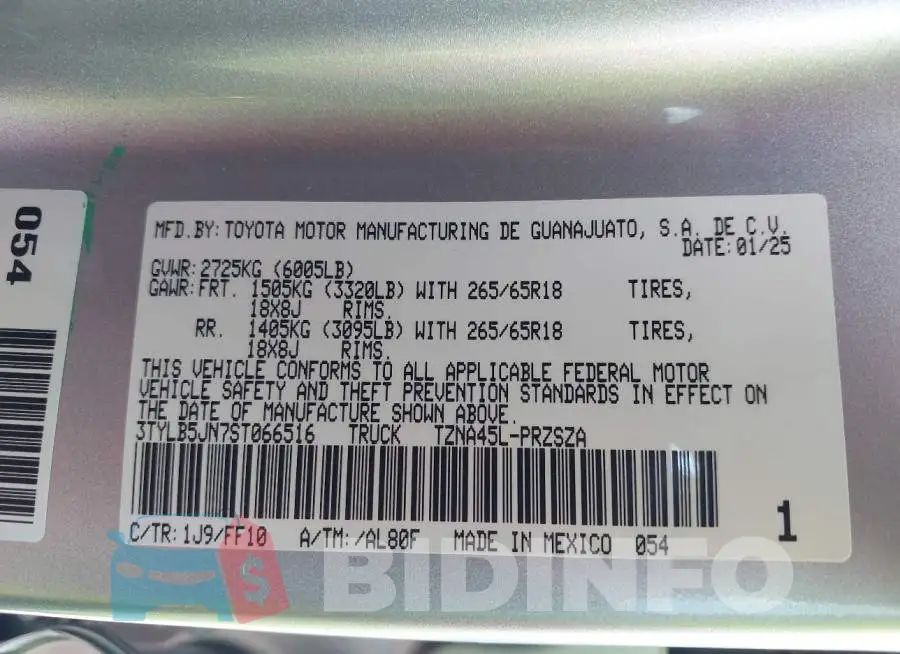 3TYLB5JN7ST066516 Photo# 9