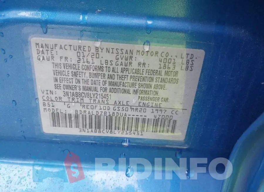 3N1AB8CV8LY215451 Photo# 9