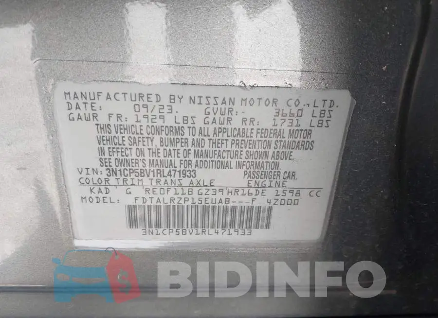 3N1CP5BV1RL471933 Photo# 9