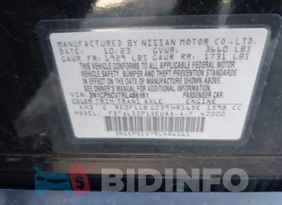 3N1CP5CV7RL486161 Photo# 9