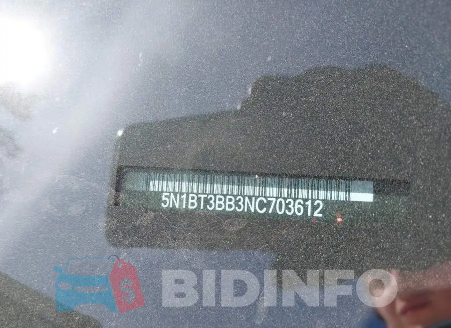 5N1BT3BB3NC703612 Photo# 9