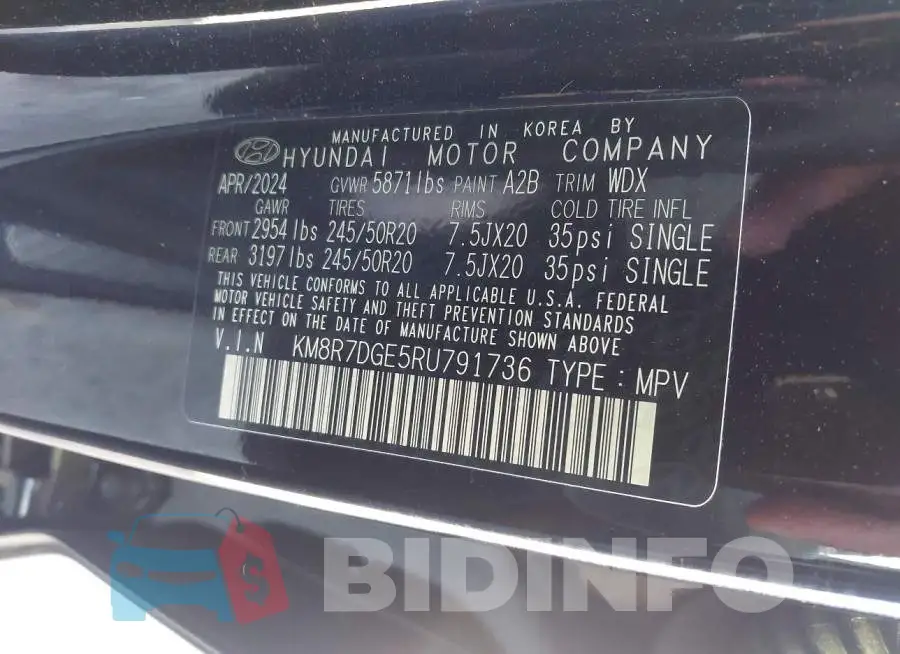 KM8R7DGE5RU791736 Photo# 9