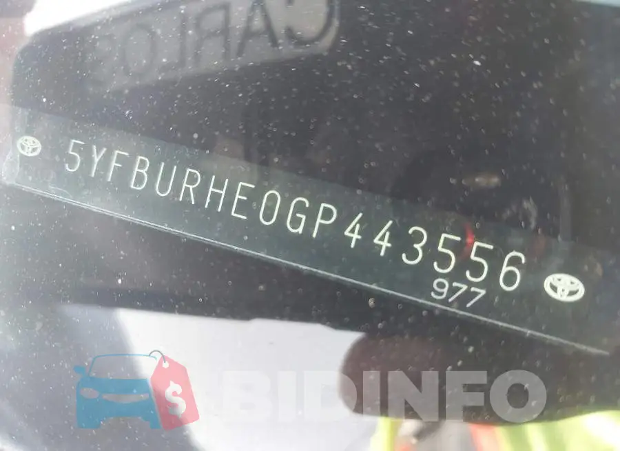 5YFBURHE0GP443556 Photo# 9