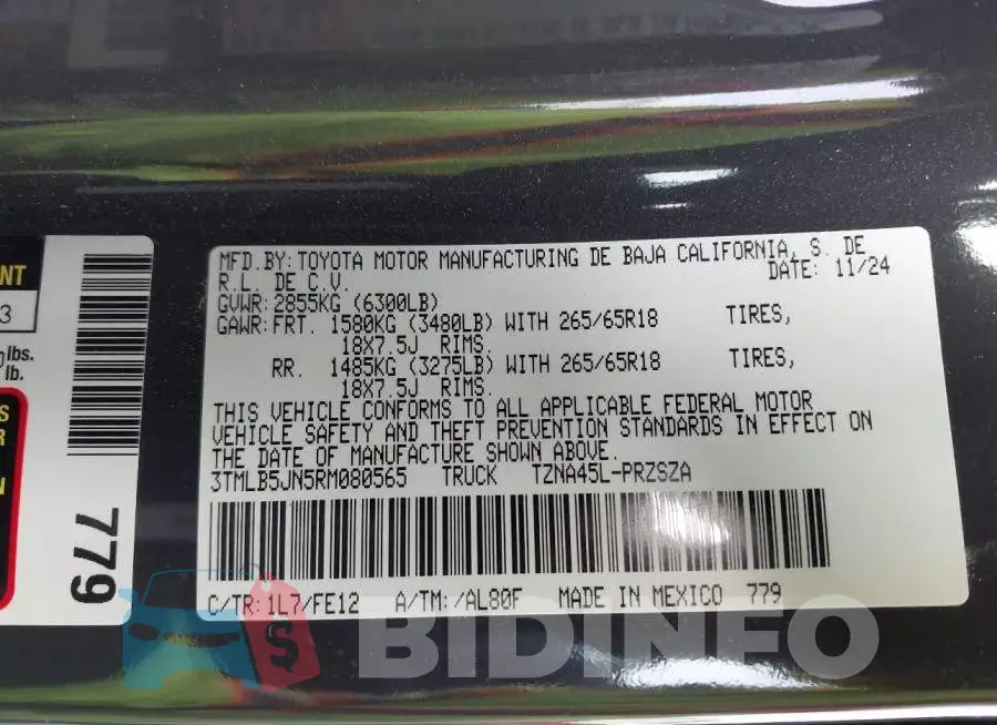 3TMLB5JN5RM080565 Photo# 9