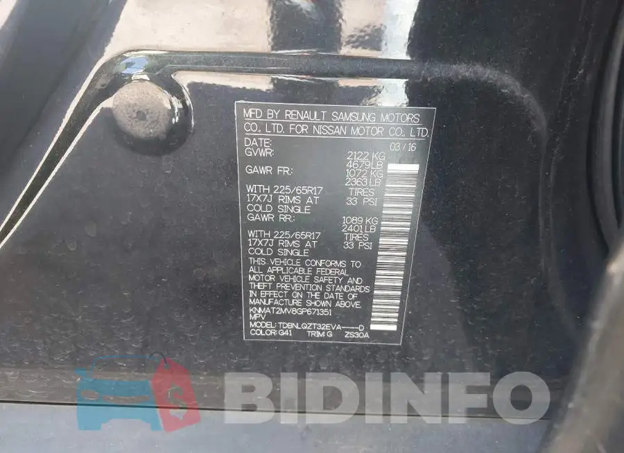 KNMAT2MV8GP671351 Photo# 9