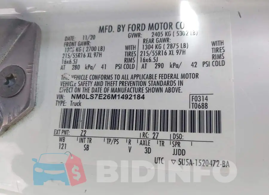 NM0LS7E26M1492184 Photo# 9
