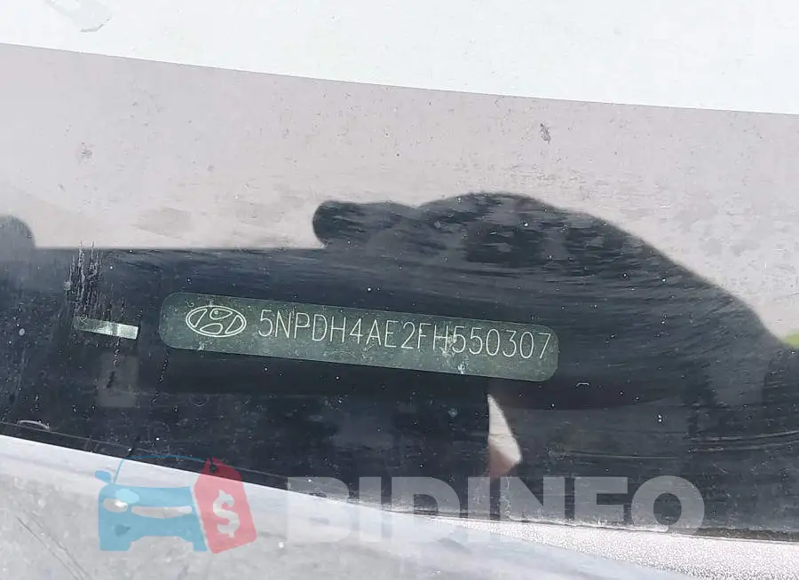 5NPDH4AE2FH550307 Photo# 12