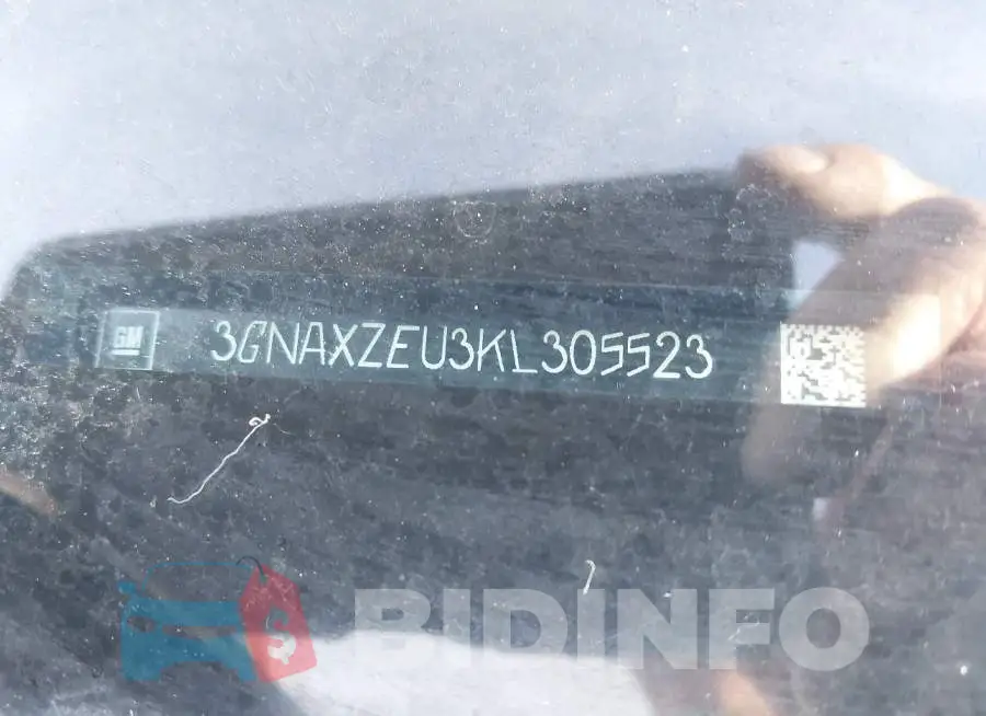 3GNAXZEU3KL305523 Photo# 9