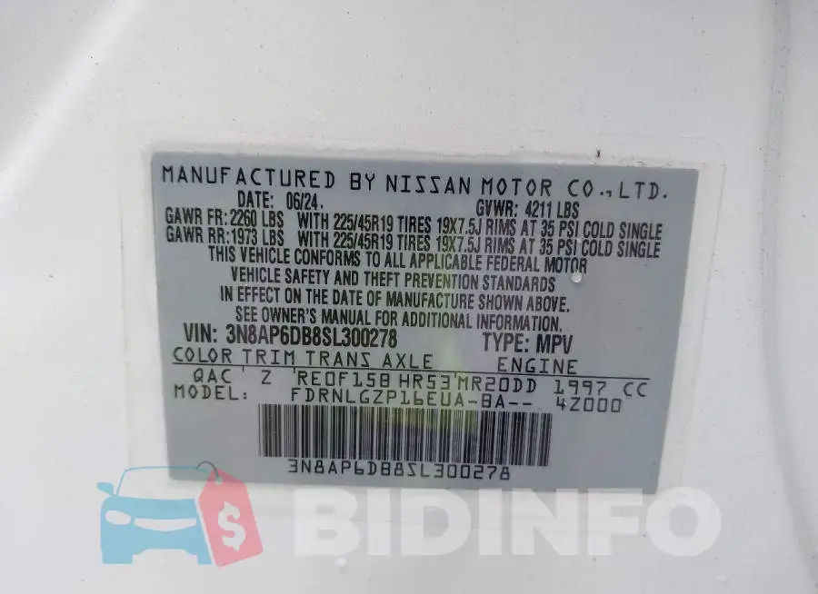 3N8AP6DB8SL300278 Photo# 9