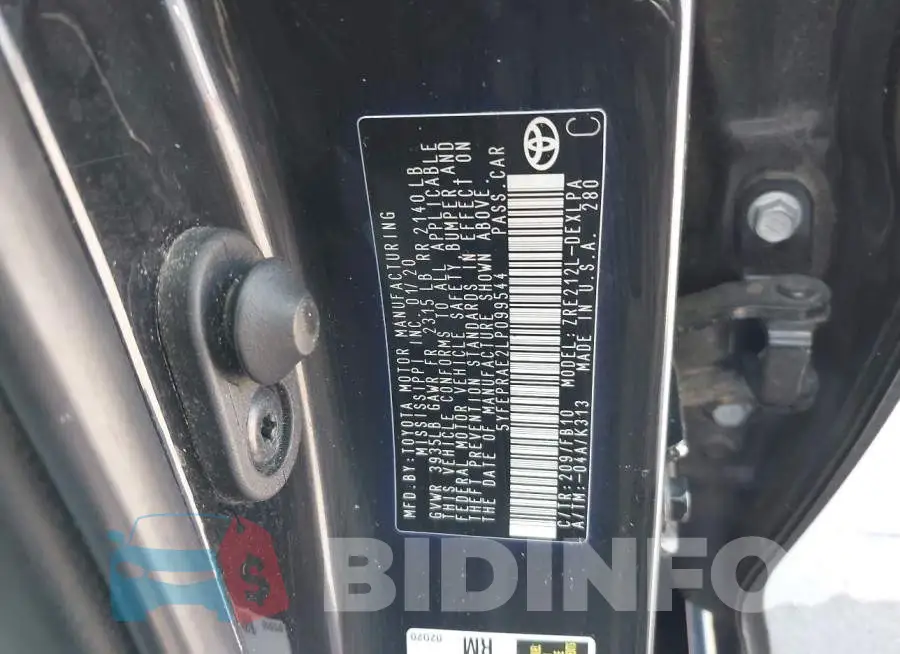5YFEPRAE2LP099544 Photo# 9