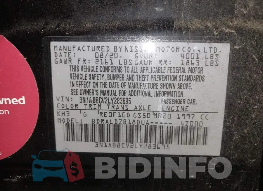 3N1AB8CV2LY283695 Photo# 9