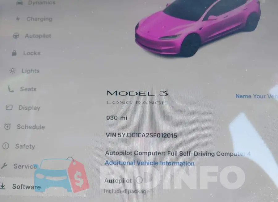 5YJ3E1EA2SF012015 Photo# 14