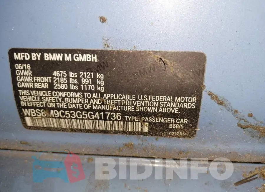 WBS8M9C53G5G41736 Photo# 9