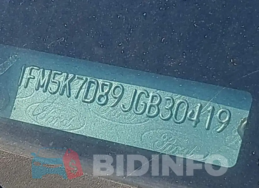 1FM5K7D89JGB30419 Photo# 17