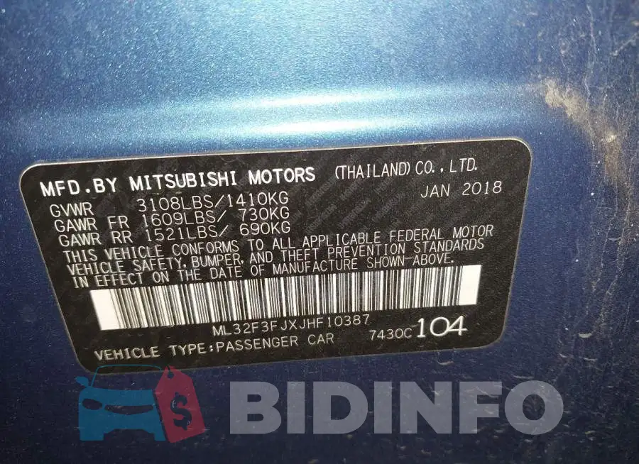 ML32F3FJXJHF10387 Photo# 9